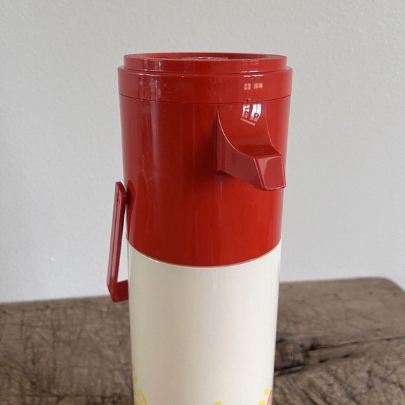Vintage Aladdin Thermos PUMP-A-DRINK Hot or Cold Dispenser 1 QT Retro 70s - Picture 2 of 14
